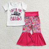 milk silk let's go girls pink outfits