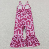 pink leopard jumpsuit