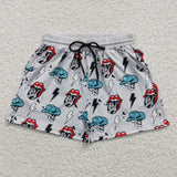 summer western grey adult shorts