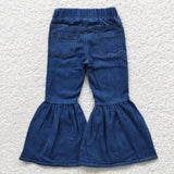 new syle elastic bell bottoms jeans
