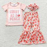 Sweet as a peach girl clothing