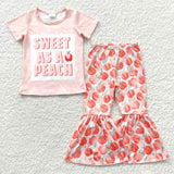 Sweet as a peach girl clothing