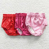 light pink Metallic PLEATHER BLOOMERS