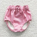 light pink Metallic PLEATHER BLOOMERS