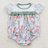 floral green baby bubble