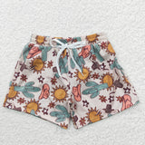 western cactus swimming trunks