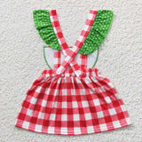 watermelon red girls dress