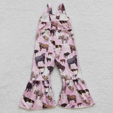 pink cattle jumpsuit