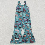 cattle green jumpsuit
