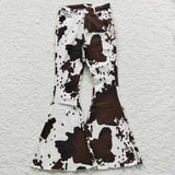 cow Adult Bell-bottom jeans