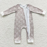 smile long sleeve zip sleeper
