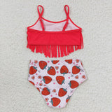 strawberry tassel swim suit
