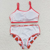 strawberry tassel swim suit