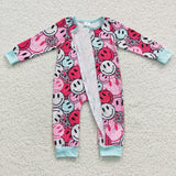 smile pink zip sleeper