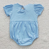 embroidered blue Farm girl bubble