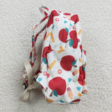 High quality  back to school apple print backpack