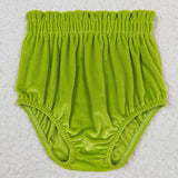green velvet bummies