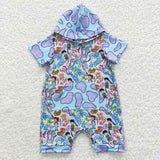 cartoon dinosaur romper