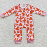 cartoon mouse pink zipper sleeper