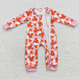 cartoon mouse pink zipper sleeper