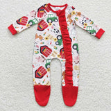 farm red girls zip sleeper