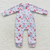 long sleeve cartoon princess zip sleeper