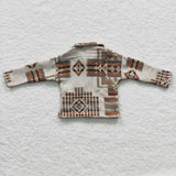 new style western long sleeve BROWN boy jacket