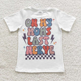 summer kid life girl top