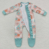smile floral zip sleeper