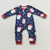 long sleeve Christmas Santa zip sleeper