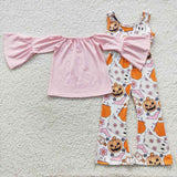 Halloween pumpkin and ghost outfits
