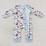 long sleeve Butterfly zip sleeper