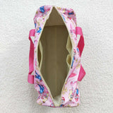 High quality CARTOON princess pink print women's duffel bag