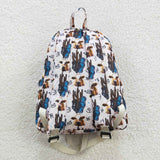 High quality western turquoise print backpack