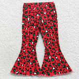 new style red leopard jeans