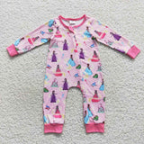 long sleeve princess pink zip sleeper