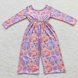 long sleeve pumpkin jumpsuit