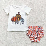 Halloween pumpkin bummies outfits