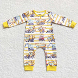 long sleeve Construction truck zip sleeper