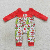 Christmas cartoon romper