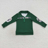 Turkey&Deer green boy pullover