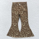 P0227--new style western horseshoe jeans