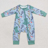 LR0664-- long sleeve fishing zip sleeper