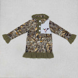 GT0312-- long sleeve hunt mallard girls pullover