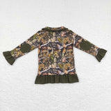 GT0311-- long sleeve hunting deer girls pullover
