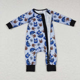 LR0736-- long sleeve dog police zip sleeper