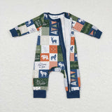LR0719-- long sleeve camping zip sleeper