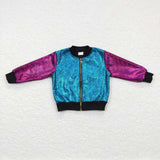 BT0292--new style blue and purple jacket