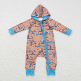 LR0702--new style western hoodie zip sleeper