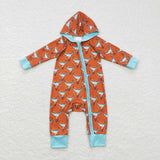 LR0703--new style western cow hoodie zip sleeper